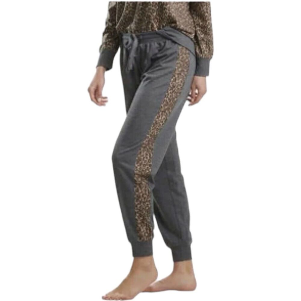Splendid Gray Brown Animal Print Sweatpants Women's 2X